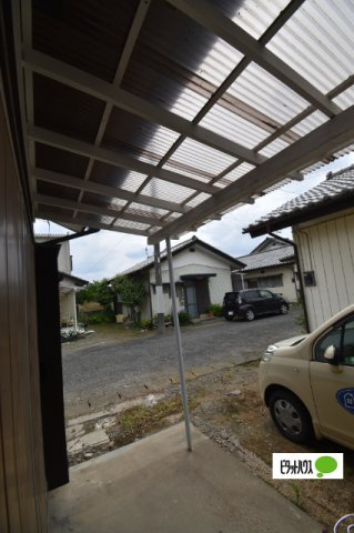 内田貸住宅のバルコニー