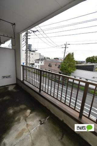 塚田ハイツのバルコニー