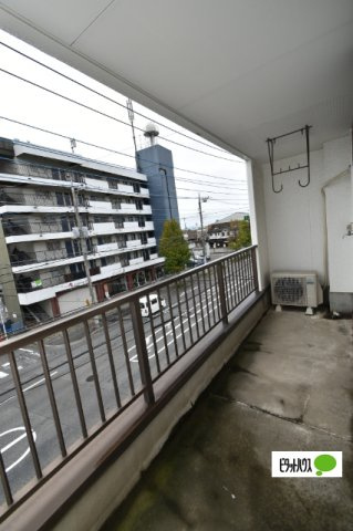 塚田ハイツのバルコニー
