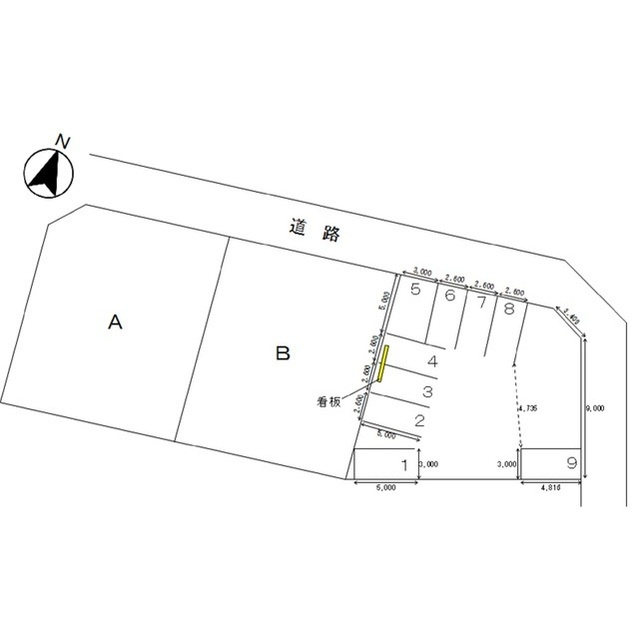 岐阜市本荘中ノ町１０丁目の駐車場の外観