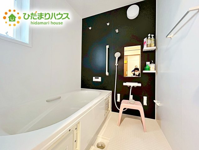 【浴室】 | 石岡市南台　中古戸建 | 清潔感のある浴室はゆったり浸かれて日頃の忙しさから解放してくれます(^^♪