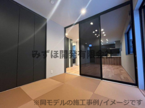 村山市楯岡鶴ヶ町1丁目6-37北棟の浴室|※同モデルの施工事例/イメージです