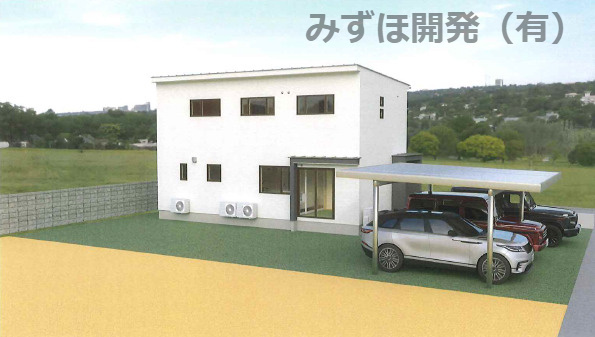 村山市楯岡鶴ヶ町1丁目6-37のその他|道路に面した建物北側もオシャレです