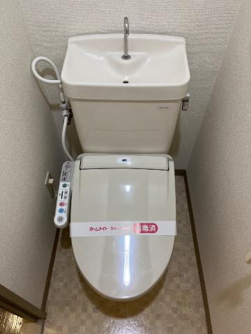 エスポワール小川のトイレ|シャワー付トイレ