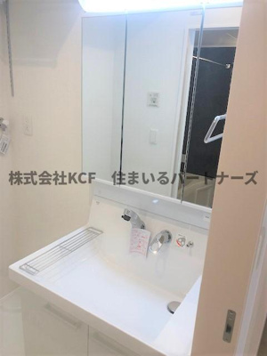 【洗面所】 | D-roomF.京町 | コンパクトで使いやすい洗面所