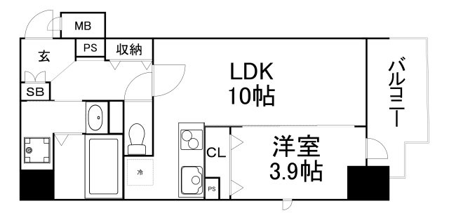 【間取り】 | アヴェニール北浜