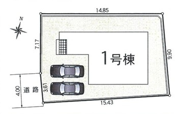 【区画図】 | クレイドルガーデン大和郡山市満願寺町第１ | 区画図