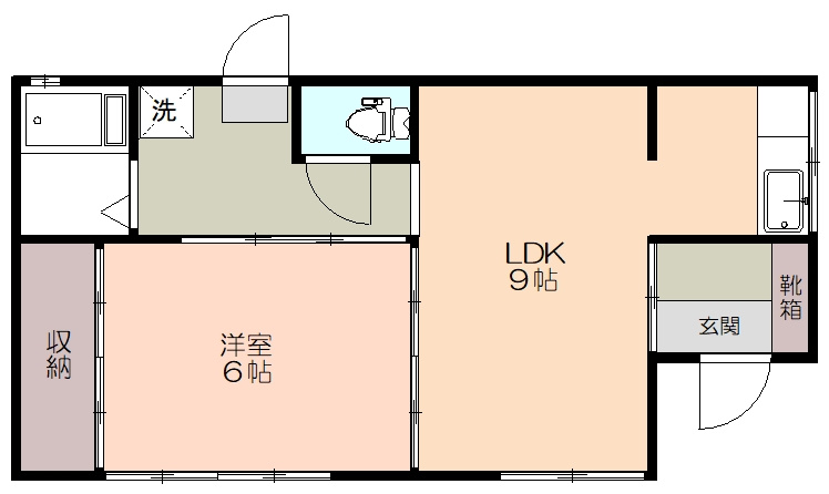 田中荘の間取り