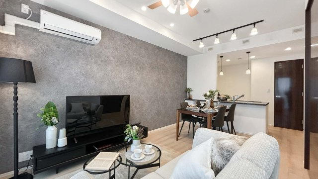 シティタワーズ東京ベイ　セントラルタワーの居間・リビング