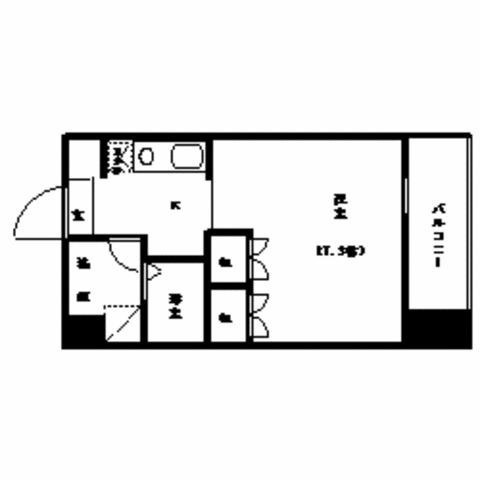 オーク天神の間取り