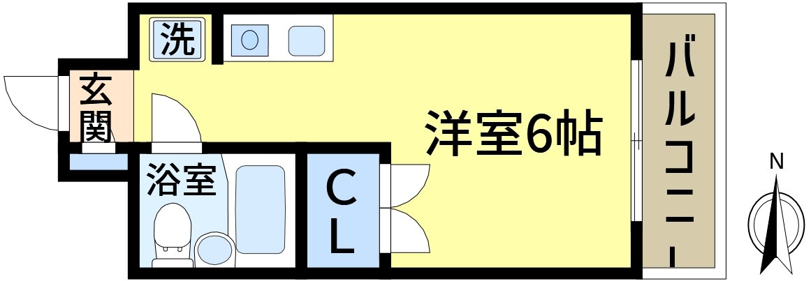モンシェール新小岩の間取り