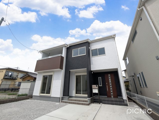 【外観パース】 | フォーセール高崎市第2倉賀野町ー① | （完成予想図）倉賀野小学校まで徒歩7分♪
JR倉賀野駅まで徒歩7分と駅の利用も便利！