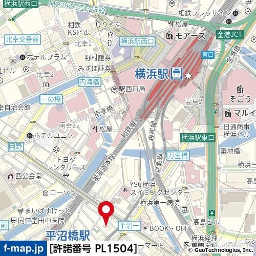 モンテベルデ第３横浜の地図