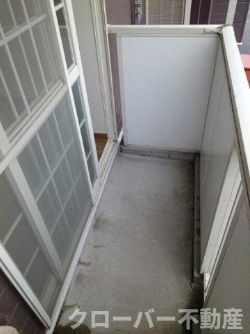 ヴィラ・ヒューゲル　Ｂのバルコニー