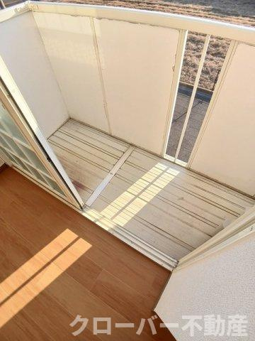 ヴィラ・ヒューゲル　Ｂのバルコニー