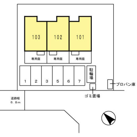 サン・コートの区画図