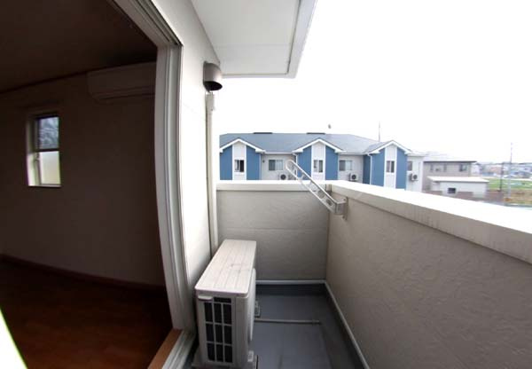 LIVRE1のバルコニー|陽当たり良好なバルコニーです
