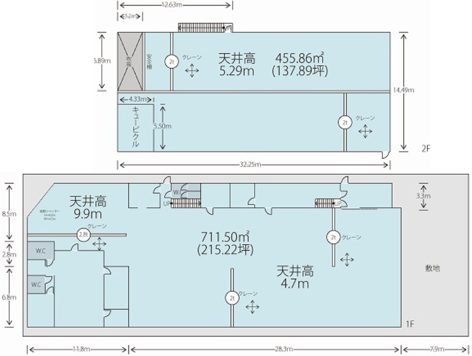 堺市堺区砂道町3丁貸工場倉庫139.7万円