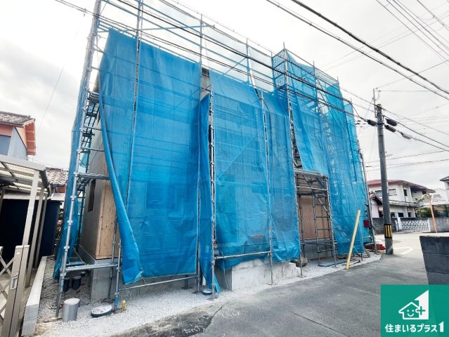 明石市西明石町　第4期　新築一戸建ての外観|周辺は落ち着いた街並みの住宅地！子育てがしやすい住環境です！まだ未完成ですが、現地でしかわからない事もございます。是非一度ご覧ください。
