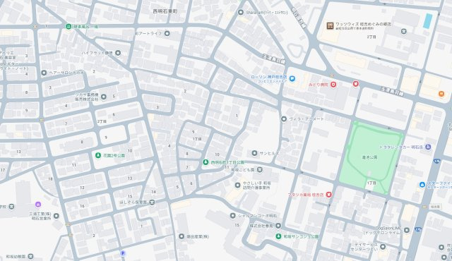 明石市西明石町　第4期　新築一戸建ての地図