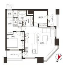 【間取り】 | カテリーナ三田タワースイーストE | 間取り図です
