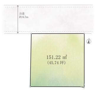 【区画図】 | 中白根三丁目　売地