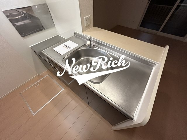 高崎市小八木町のアパートのキッチン