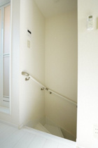 明るい玄関です