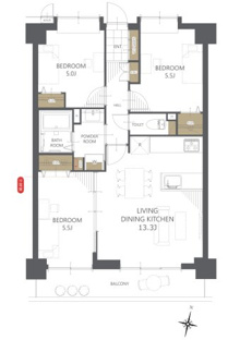 【間取り】ライオンズガーデン狭山富士見 
