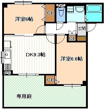 クレストコートの間取り