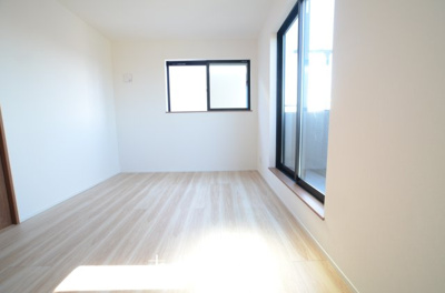 【洋室】 | 座間市ひばりが丘1丁目　新築戸建て　全2棟【仲介手数料無料】 | 3階　洋室2（6.6帖）