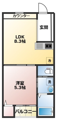 Cosmo Villa Kasukabeの間取り