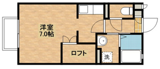 【間取り】 | 東栄ハイツ　B