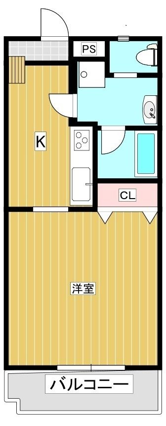 メイプルコートⅠの間取り