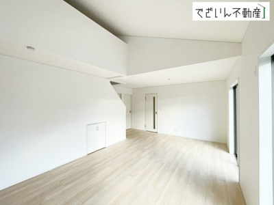 【居間・リビング】 | Cradle garden上里町大御堂第4　【平屋】新築住宅 | ≪2号棟≫
現地(2025年12月撮影)