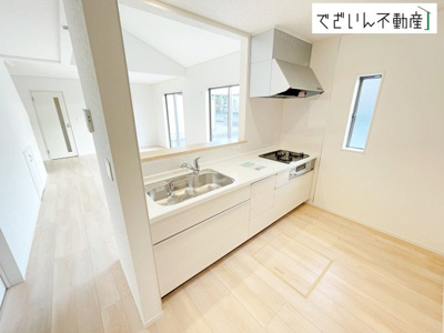 【キッチン】 | Cradle garden上里町大御堂第4　【平屋】新築住宅 | ≪2号棟≫
現地(2025年12月撮影)