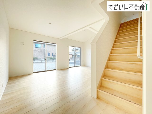 【居間・リビング】 | Cradle garden上里町大御堂第4　【平屋】新築住宅 | ≪2号棟≫
現地(2025年12月撮影)