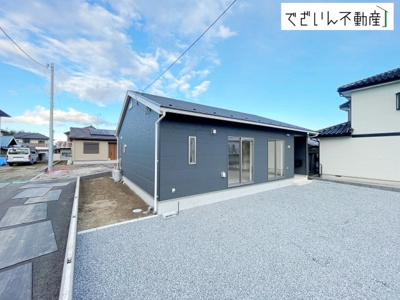 【外観】 | Cradle garden上里町大御堂第4　【平屋】新築住宅 | ≪2号棟≫
現地(2025年12月撮影)