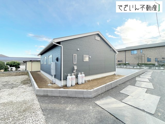 【外観】 | Cradle garden上里町大御堂第4　【平屋】新築住宅 | ≪2号棟≫
現地(2025年12月撮影)