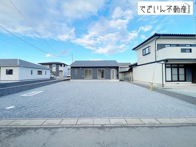 【外観】 | Cradle garden上里町大御堂第4　【平屋】新築住宅 | ≪2号棟≫
現地(2025年12月撮影)