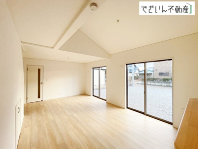 【居間・リビング】 | Cradle garden上里町大御堂第4　【平屋】新築住宅 | ≪2号棟≫
現地(2025年12月撮影)