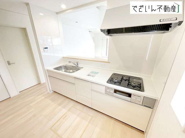 【キッチン】 | Cradle garden上里町大御堂第4　【平屋】新築住宅 | ≪2号棟≫
現地(2025年12月撮影)