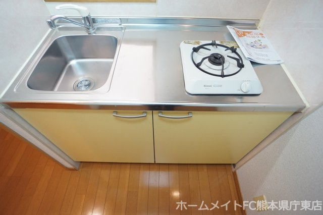 熊本市南区出仲間８丁目の賃貸マンションのキッチン
