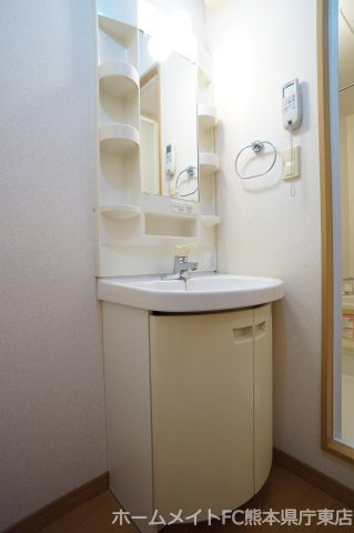 熊本市南区出仲間８丁目の賃貸マンションの独立洗面台