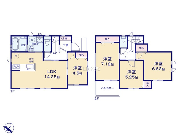 【間取り】 | 新築戸建／ふじみ野市大原２丁目（全1棟）