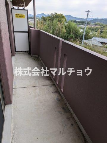 アパートメントＫ’Ｓ　Ⅳのバルコニー|陽当たり良好なバルコニーです