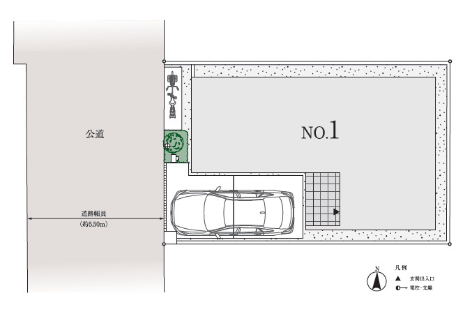 練馬区田柄3丁目　スマート家事動線×屋上バルコニー　省エネ住宅の区画図