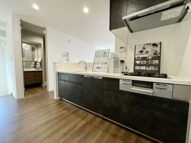 練馬区田柄3丁目　スマート家事動線×屋上バルコニー　省エネ住宅のキッチン