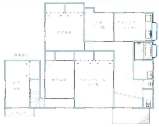 牛久市猪子町　中古戸建の間取り