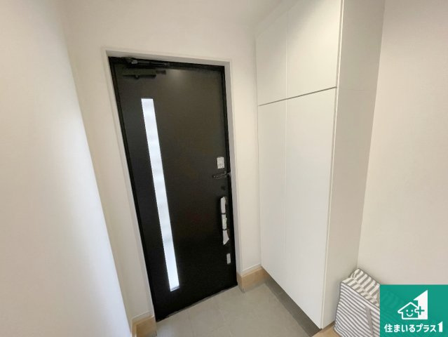 神戸市西区竹の台　第1期　新築一戸建ての玄関|シューズボックスにはたくさんの靴が収納できるので玄関周りはいつもスッキリ！ご家族が増えても安心！